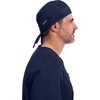 image:imageCherokee Men and Women Scrub Cap with Adjustable Elastic TieBack Lightweight Breathable NoSlip Unisex Surgical Cap  2506Black  Navy  2 Pack