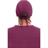 image:imageCherokee Men and Women Scrub Cap with Adjustable Elastic TieBack Lightweight Breathable NoSlip Unisex Surgical Cap  2506Wine  3 Pack