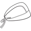 image:imageCherokee Men and Women Scrub Cap with Adjustable Elastic TieBack Lightweight Breathable NoSlip Unisex Surgical Cap  2506Wine