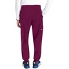 image:imageCherokee Mens Jogger Modern fit midRise Pullon Bottoms with 6 Pockets and Elastic Waistband WW251Wine