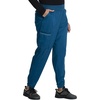 image:imageCherokee Revolution Scrub Pants for Women Jogger with Elastic WaistCaribbean Blue