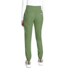 image:imageCherokee Revolution Scrub Pants for Women Jogger with Elastic WaistCelery Green