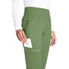 image:imageCherokee Revolution Scrub Pants for Women Jogger with Elastic WaistCelery Green