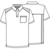 image:imageCherokee Revolution Scrubs for Men Polo Nursing Scrub Top Chest PocketBlack