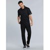 image:imageCherokee Revolution Scrubs for Men Polo Nursing Scrub Top Chest PocketBlack