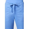 image:imageCherokee Scrub Pants for Women Mid Rise Flare Leg Drawstring Cargo Medical Uniform 4 Pocket Durable Easy Care Stretch  4044Ciel