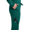 image:imageCherokee Scrub Pants for Women Mid Rise Flare Leg Drawstring Cargo Medical Uniform 4 Pocket Durable Easy Care Stretch  4044Hunter