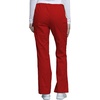 image:imageCherokee Scrub Pants for Women Mid Rise Flare Leg Drawstring Cargo Medical Uniform 4 Pocket Durable Easy Care Stretch  4044Red
