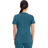 image:imageCherokee Scrubs Top for Women Mock Wrap with 3 Pockets Soft 2Way Stretch amp Durable Fabric  WW610Caribbean Blue