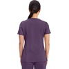 image:imageCherokee Scrubs Top for Women Mock Wrap with 3 Pockets Soft 2Way Stretch amp Durable Fabric  WW610Eggplant