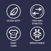 image:imageCherokee Scrubs Top for Women Mock Wrap with 3 Pockets Soft 2Way Stretch amp Durable Fabric  WW610Navy