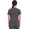 image:imageCherokee Scrubs Top for Women Mock Wrap with 3 Pockets Soft 2Way Stretch amp Durable Fabric  WW610Pewter