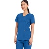 image:imageCherokee Scrubs Top for Women Mock Wrap with 3 Pockets Soft 2Way Stretch amp Durable Fabric  WW610Royal