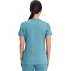 image:imageCherokee Scrubs Top for Women Mock Wrap with 3 Pockets Soft 2Way Stretch amp Durable Fabric  WW610Soft Marine