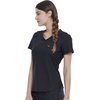 image:imageCherokee Scrubs for Women VNeck Top  Tuckable Contemporary Fit Top Stretch Knit MoistureWicking Shirttail Hem  CK819Black