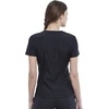 image:imageCherokee Scrubs for Women VNeck Top  Tuckable Contemporary Fit Top Stretch Knit MoistureWicking Shirttail Hem  CK819Black