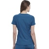 image:imageCherokee Scrubs for Women VNeck Top  Tuckable Contemporary Fit Top Stretch Knit MoistureWicking Shirttail Hem  CK819Caribbean Blue