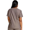 image:imageCherokee Scrubs for Women VNeck Top  Tuckable Contemporary Fit Top Stretch Knit MoistureWicking Shirttail Hem  CK819Iron