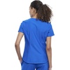 image:imageCherokee Scrubs for Women VNeck Top  Tuckable Contemporary Fit Top Stretch Knit MoistureWicking Shirttail Hem  CK819Royal