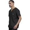 image:imageCherokee VNeck Mens Scrub Top with Chest Pocket Durable Fade Resistant and Easy CareBlack