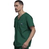image:imageCherokee VNeck Mens Scrub Top with Chest Pocket Durable Fade Resistant and Easy CareHunter