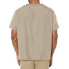 image:imageCherokee VNeck Mens Scrub Top with Chest Pocket Durable Fade Resistant and Easy CareKhaki