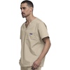 image:imageCherokee VNeck Mens Scrub Top with Chest Pocket Durable Fade Resistant and Easy CareKhaki