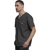 image:imageCherokee VNeck Mens Scrub Top with Chest Pocket Durable Fade Resistant and Easy CarePewter