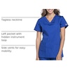 image:imageCherokee WW Originals Womens VNeck Scrub Top Nurse Shirt with 3 PocketsGalaxy Blue