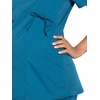 image:imageCherokee WW Professionals Maternity Scrub Top Mock Wrap 3 PocketsCaribbean Blue