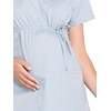 image:imageCherokee WW Professionals Maternity Scrub Top Mock Wrap 3 PocketsGrey