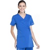 image:imageCherokee WW Professionals Maternity Scrub Top Mock Wrap 3 PocketsRoyal