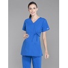 image:imageCherokee WW Professionals Maternity Scrub Top Mock Wrap 3 PocketsRoyal