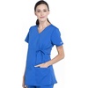 image:imageCherokee WW Professionals Maternity Scrub Top Mock Wrap 3 PocketsRoyal