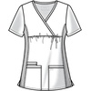 image:imageCherokee WW Professionals Maternity Scrub Top Mock Wrap 3 PocketsWine