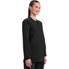 image:imageCherokee WW Professionals Scrub Jacket for Women Snap FrontBlack