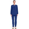 image:imageCherokee WW Professionals Scrub Jacket for Women Snap FrontGalaxy Blue
