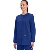 image:imageCherokee WW Professionals Scrub Jacket for Women Snap FrontGalaxy Blue