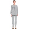 image:imageCherokee WW Professionals Scrub Jacket for Women Snap FrontGrey