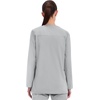 image:imageCherokee WW Professionals Scrub Jacket for Women Snap FrontGrey