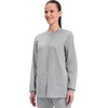 image:imageCherokee WW Professionals Scrub Jacket for Women Snap FrontGrey