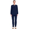 image:imageCherokee WW Professionals Scrub Jacket for Women Snap FrontNavy