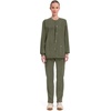 image:imageCherokee WW Professionals Scrub Jacket for Women Snap FrontOlive