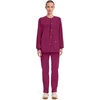 image:imageCherokee WW Professionals Scrub Jacket for Women Snap FrontWine