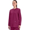 image:imageCherokee WW Professionals Scrub Jacket for Women Snap FrontWine