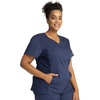 image:imageCherokee WW Revolution Scrub Top for Women V Neck 1 Pocket Classic FitNavy