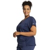 image:imageCherokee WW Revolution Scrub Top for Women V Neck 1 Pocket Classic FitNavy