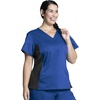 image:imageCherokee WW Revolution Scrub Top for Women V Neck 1 Pocket Classic FitRoyal
