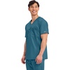 image:imageCherokee WW Revolution Scrub for Mens Tuckable VNeck Top 1 Chest PocketCaribbean Blue
