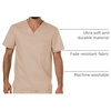 image:imageCherokee WW Revolution Scrub for Mens Tuckable VNeck Top 1 Chest PocketKhaki
